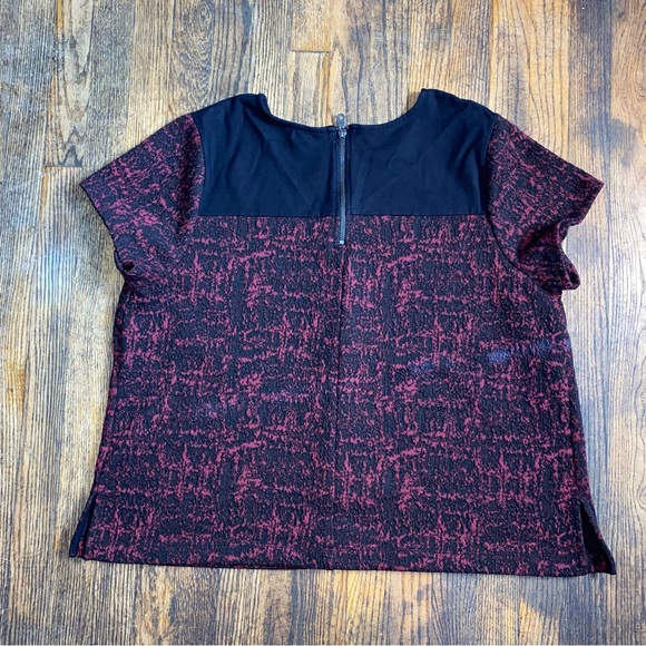 Liz Claiborne matching set black & maroon size 2x - Picture 6 of 6